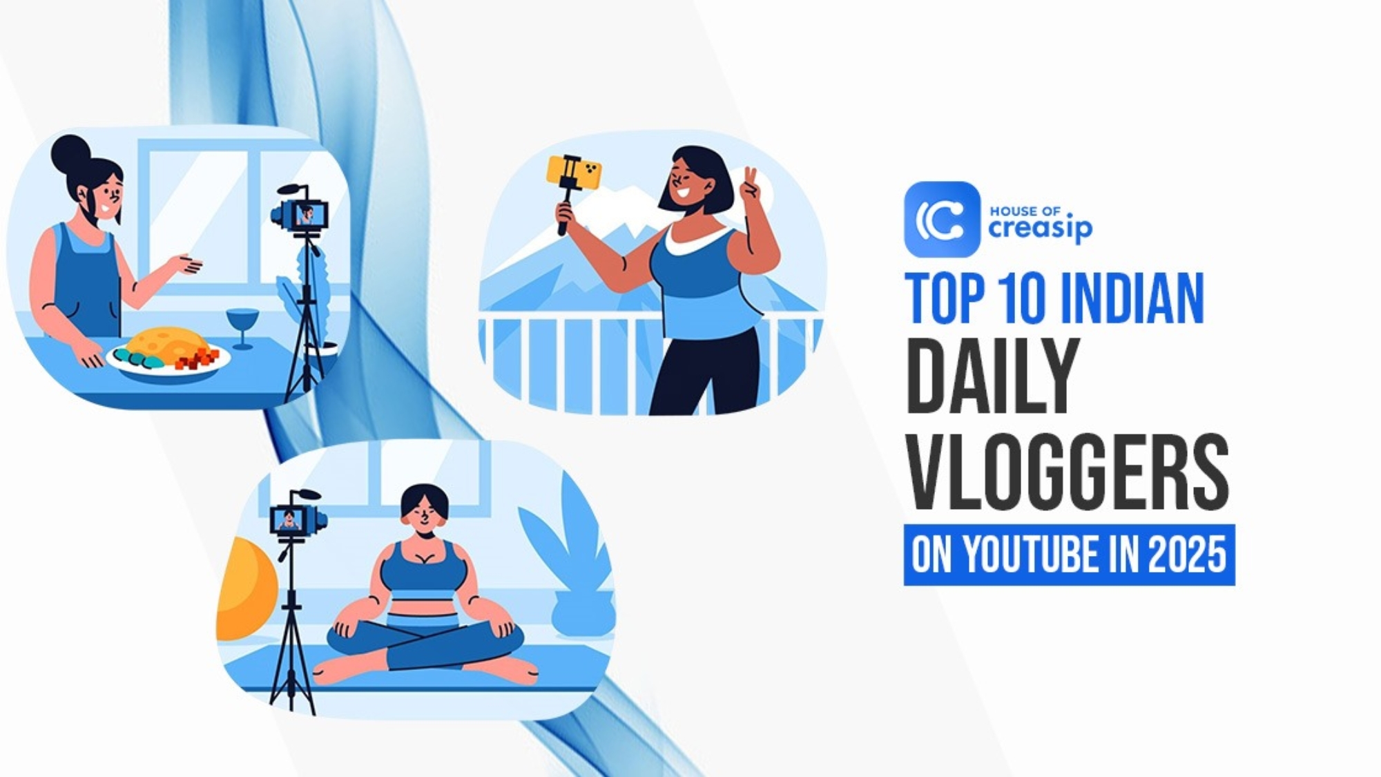 Top 10 Indian Daily Vloggers on YouTube in 2025